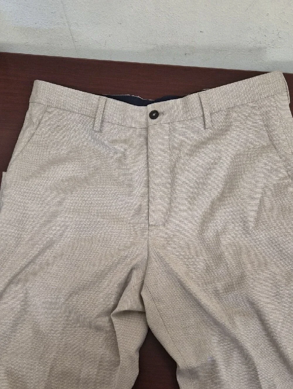 Zara Men's Slim Dress Pants in Light Beige Size 31